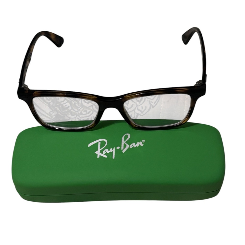 Ray-Ban Kids' Eyeglasses RB 1562 3685 Tortoise Rectangular Frame 48[]16 125